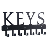 Keys Holder Rack Wall Mounted Keychain Hanger Storage Hooks