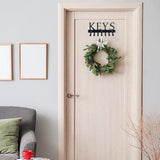 Keys Holder Rack Wall Mounted Keychain Hanger Storage Hooks