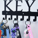 Keys Holder Rack Wall Mounted Keychain Hanger Storage Hooks