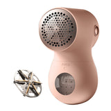 Portable Electric Lint Shaver for Clothes with Digital Display Pink