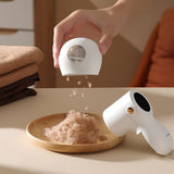 Portable Electric Lint Shaver for Clothes with Digital Display White