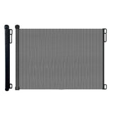 Retractable Safety Fence Mesh Stairs Gate Pets Barrier for Dog Cat Baby Black