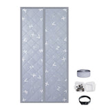 Temporary Magnet Closure Thermal Door Cover Thermal Insulated Door Curtain Style 1