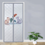 Temporary Magnet Closure Thermal Door Cover Thermal Insulated Door Curtain Style 3