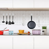 2Pcs Pegboard Panel Wall Mount Wall Storage Organizer Peg Board