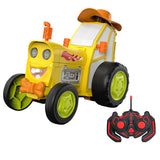 Wireless Remote Control Toy Car Dancing Stunt Car Crazy Jumping Car Yellow