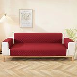 Reversible Sofa Cover Water Resistant Sofa Protector Slipcover Couch Cover Red