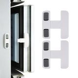 2Pcs Home Baby Safety Latch Refrigerator Fridge Freezer Door Lock Safety Child Lock