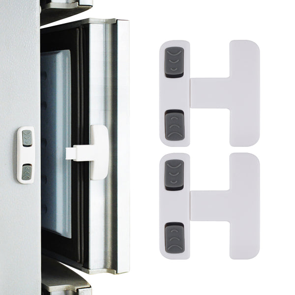 2Pcs Home Baby Safety Latch Refrigerator Fridge Freezer Door Lock Safety Child Lock