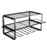 3 Layers Power Drill Tool Holder Wall Mounted Tool Storage Rack