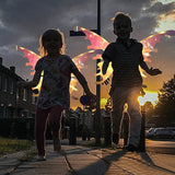 Electric Fairy Wings Cosplay Butterfly Wings with LED Light for Kids and Adult Girls