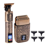 Portable Electric Razor Shaver Kit for Men Hair Clipper Hair Trimmer Shaver Set