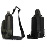 Multifunctional Mens Anti-Theft Sling Bag Backpack Shoulder Crossbody Bag Green