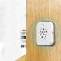 Wireless WiFi Camera Doorbell Intelligent Visual Doorbell Night Vision DoorBell with Dingdong Machine White