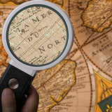 3.5X 25X Reading Magnifying Glass Handheld Standing Illuminated Magnifier