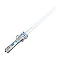 Retractable LED Light Up Laser Sword Light Up Saber with FX Sound Silver