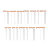 25-Piece Metal Plant Tags Copper Plant Labels Seedling Nursery Tags