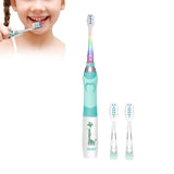 Kids Electric Toothbrush Sonic Toothbrush with Smart Timer Green