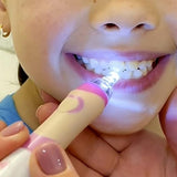 Kids Electric Toothbrush Sonic Toothbrush with Smart Timer Pink