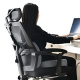 Memory Foam Seat Cushion and Lumbar Support Pillow for Office Chair Car Grey