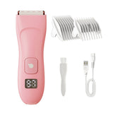 Portable Electric Lady Hair Removal Razor Women Bikini Trimmer Body Shaver Pink