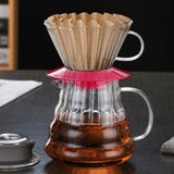 50Pcs Coffee Filters Cup Replacement Disposable Basket Coffee Filters Paper for Drip Coffee Maker Brown