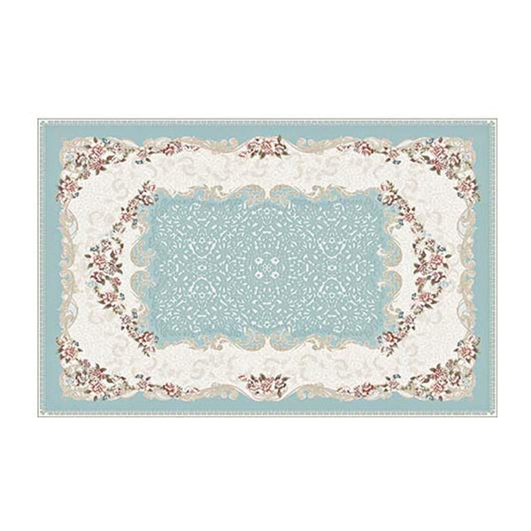 Bohemian Floor Mat Carpet Style Mat Non-Slip Vintage Floor Protective Mat Home Decor Style 2