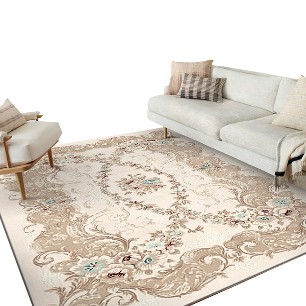 Bohemian Floor Mat Carpet Style Mat Non-Slip Vintage Floor Protective Mat Home Decor Style 4