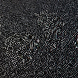 Bohemian Carpet Style Floor Mat Non-Slip Vintage Floor Protective Mat Black