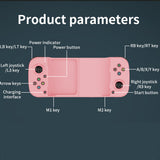 Bluetooth 5.0 Game Controller Wireless Mobile Phone Gamepad Pink