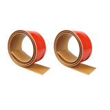 2Pcs 1-Meter Length Self Adhesive Floor Transition Strip Brown