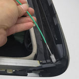 Tube Cleaning Brush Slim Flexible Drain Brush Long Pipe Cleaners for Car and Windshield Wiper Drain Hole