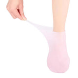 2 Pairs of Reusable Silicone Moisturising Socks Washable Foot Socks