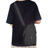 Water Bottle Sling Bag Crossbody Water Bottle Pouch Bottle Sleeve for Camping Walking Hiking Sports Black