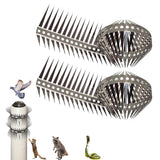 2PCS 1-Meter Bird Spikes for Outdoor Use – Anti-Climbing Animal Protection for Garden, Fence, and Wall