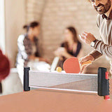 Portable Ping Pong Paddle Set Table Tennis Set with Retractable Net for Indoor Outdoor Games