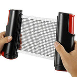 Portable Ping Pong Paddle Set Table Tennis Set with Retractable Net for Indoor Outdoor Games