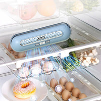 Refrigerator Deodorizer Fridge Air Purifier Rechargeable Odor Eliminator for Fridge Shoe Cabinet Closet Blue