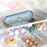 Refrigerator Deodorizer Fridge Air Purifier Rechargeable Odor Eliminator for Fridge Shoe Cabinet Closet Blue
