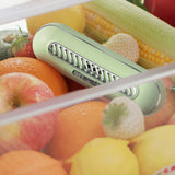 Refrigerator Deodorizer Fridge Air Purifier Rechargeable Odor Eliminator for Fridge Shoe Cabinet Closet Green
