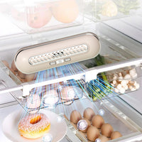 Refrigerator Deodorizer Fridge Air Purifier Rechargeable Odor Eliminator for Fridge Shoe Cabinet Closet Pink