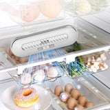 Refrigerator Deodorizer Fridge Air Purifier Rechargeable Odor Eliminator for Fridge Shoe Cabinet Closet White