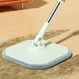 360-Degree Rotating Self Wringing Mop and Bucket Set Telescopic Spin Mop with Separate Compartments Bucket Style 3