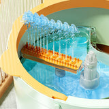 360-Degree Rotating Self Wringing Mop and Bucket Set Telescopic Spin Mop with Separate Compartments Bucket Style 3