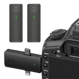 3-in-1 Wireless Lavalier Microphone Set for Vlog Live Streaming Style 1