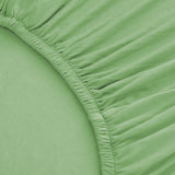 Set of 2Pcs Stretch Shell Dining Chair Covers Accent Seat Protector Slipcovers Green