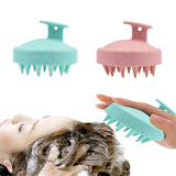 Set of 2Pcs Scalp Massager Hair Shampoo Brush for Scalp Exfoliator Style 1