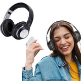 Wireless Bluetooth Headphones Rechargeable Earphones with Mic for Music Sports Game