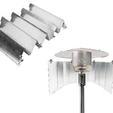 Heat Focusing Reflector Portable Burner Stove Wind Screen Camping Stove Wind Blocker