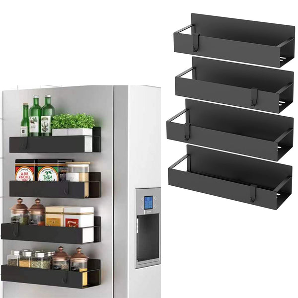 4Pcs Spice Racks Fridge Storage Seasoning Organizer for Kitchen